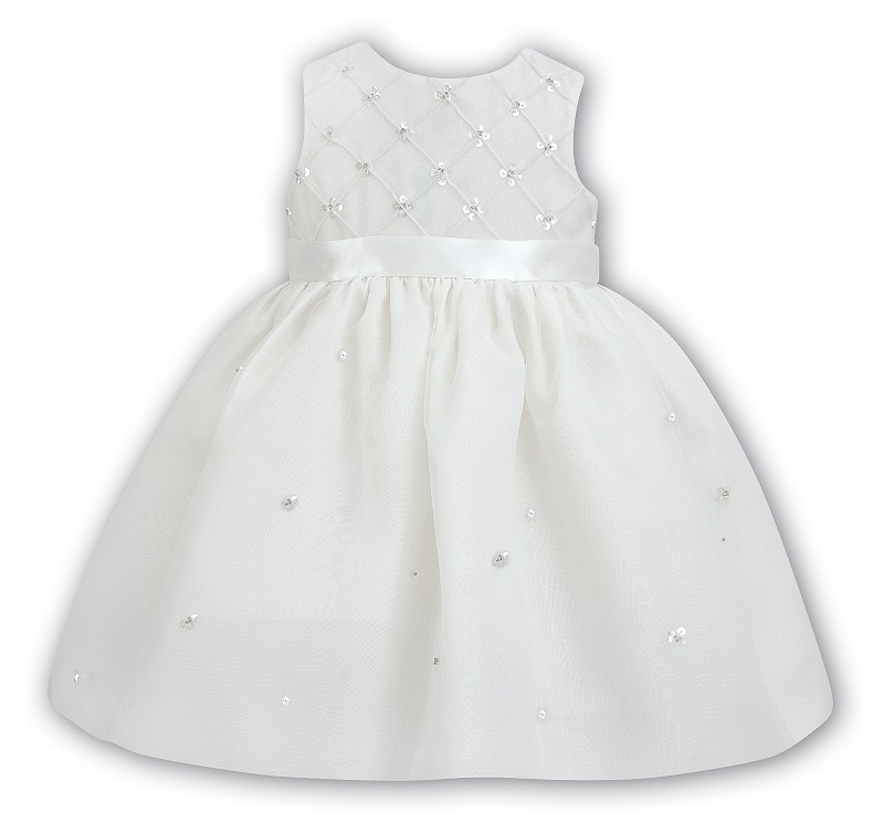 Christening Dress with sequins Treasured Favours