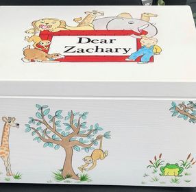 Dear Zoo themed Christening Box