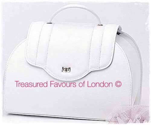 Ivory Vintage Look Christening Bag