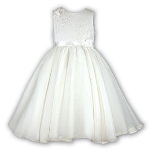 Organza Full Skirt Christening Dress