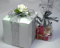 Large Favour Box with Ribbon and Flower