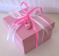 Square Favour Box with Bootie
