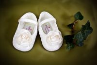 Rosie Ivory Christening Shoe