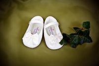 Beau Ivory Christening Shoe