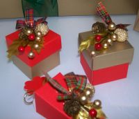 Square Box Christmas Favour