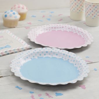 Little Lady or Mini Mister Paper Plates