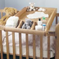 Amelie Oak Cot Top Changer